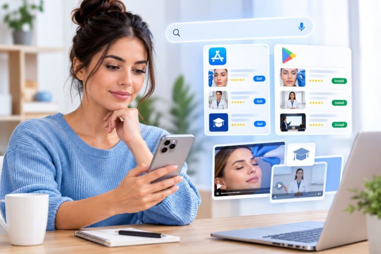 Botox course available on iOS and Google play store