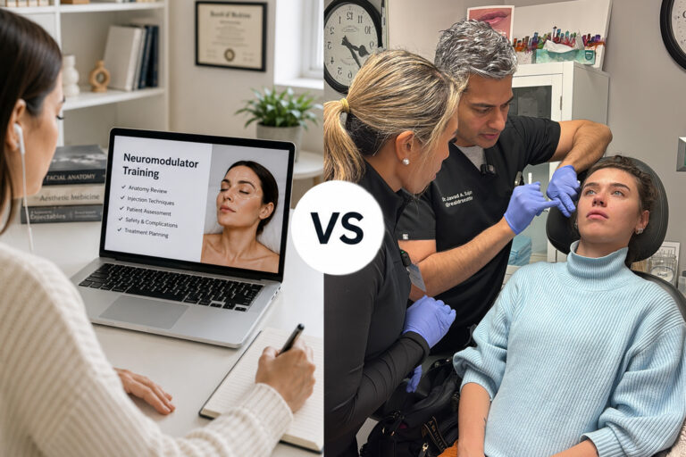 Online Botox Training vs Hands-On Courses